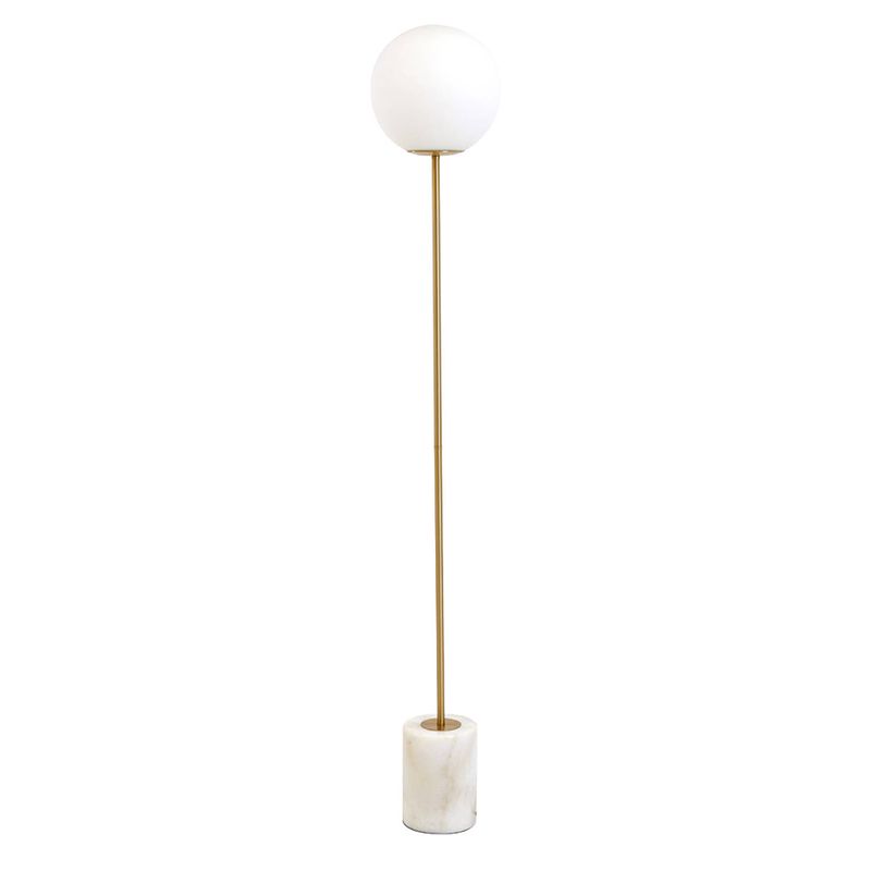 Foto van Light & living - vloerlamp medina - 25x25x156cm - wit