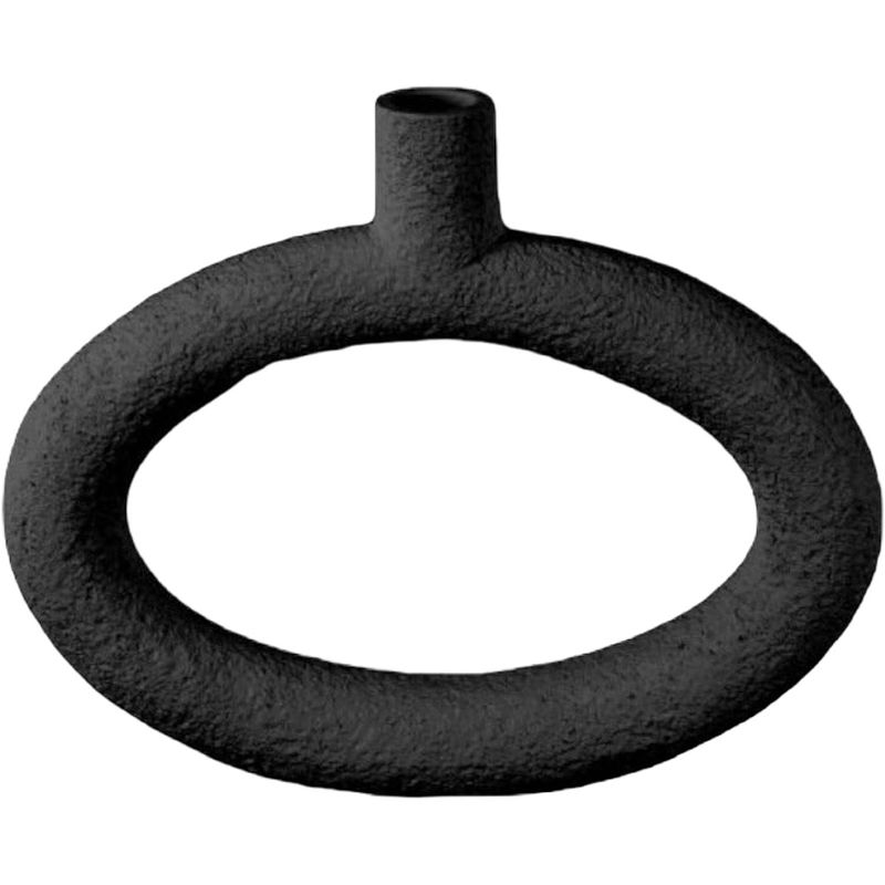 Foto van Present time wijde vaas ring oval wide zwart