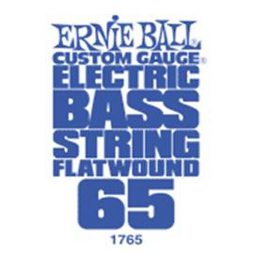 Foto van Ernie ball 1765 flatwound .065 snaar voor elektrische basgitaar