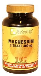 Foto van Artelle magnesium citraat 400mg tabletten 100st
