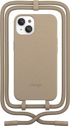 Foto van Change case apple iphone 13 back cover met koord bruin