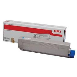 Foto van Oki toner kit cyaan - 7300 pagina's - 44844615