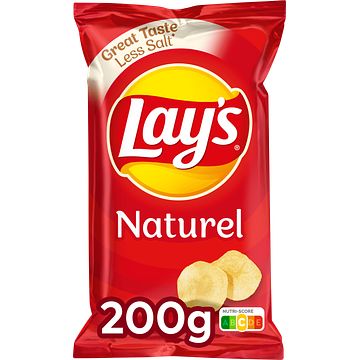 Foto van Lay's naturel chips 200gr bij jumbo