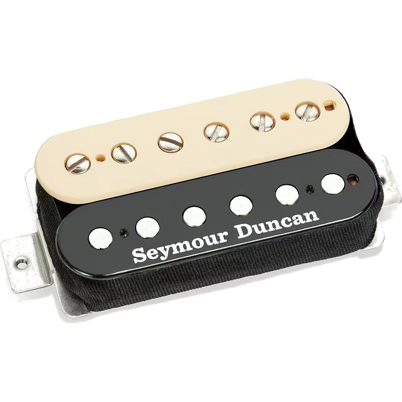 Foto van Seymour duncan sh-pg1n pearly gates neck humbucker zebra gitaarelement