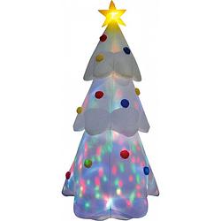 Foto van Peha kerstboom opblaasbaar led 330 cm polyester wit