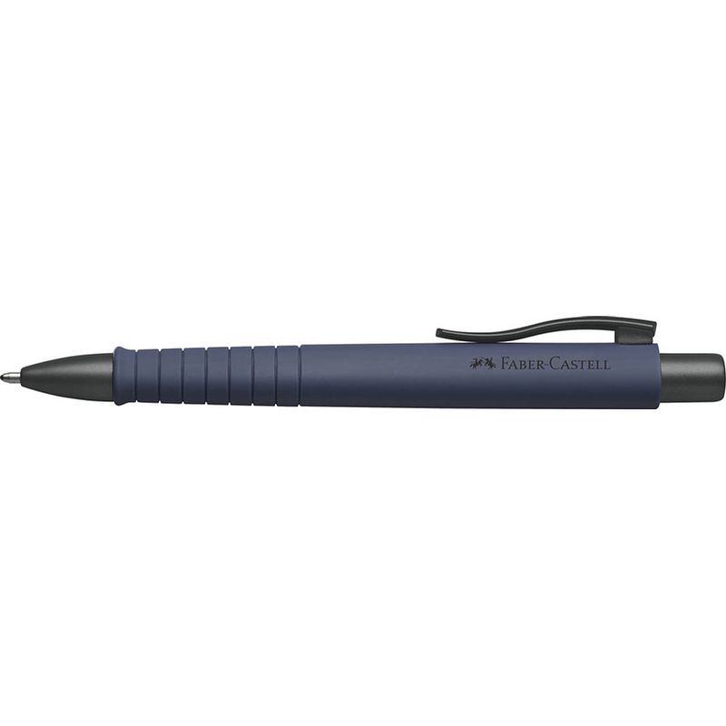 Foto van Balpen faber-castell polyball xb urban marine blauw