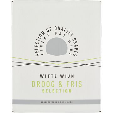 Foto van Witte wijn droog & fris selection 3l bij jumbo