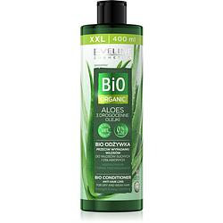 Foto van Eveline cosmetics bio organic conditioner anti hair loss aloe vera 400ml.