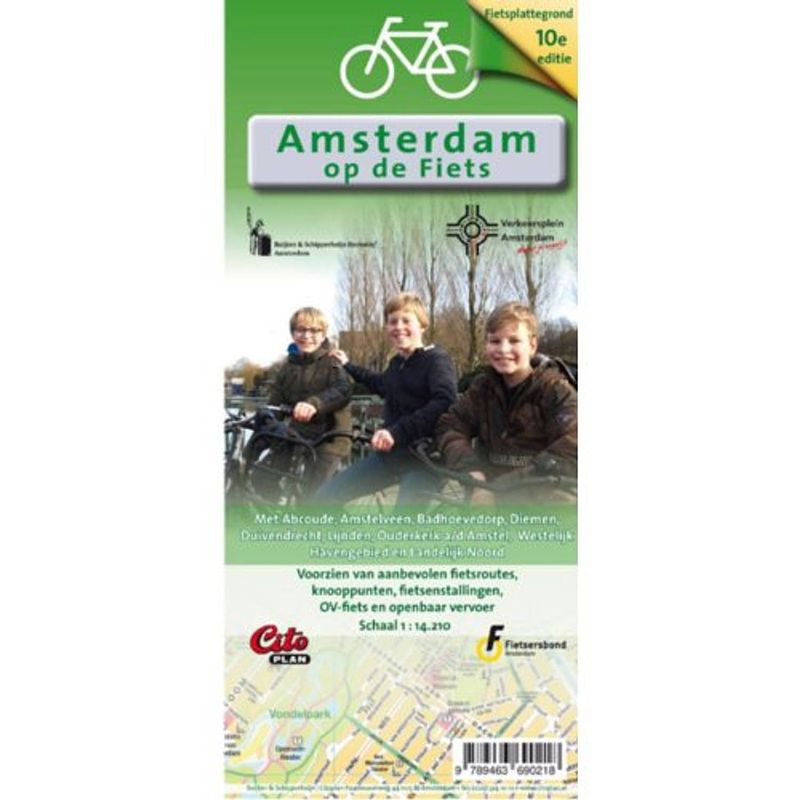 Foto van Amsterdam op de fiets