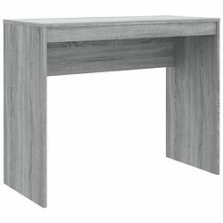 Foto van Vidaxl bureau 90x40x72 cm bewerkt hout grijs sonoma eikenkleurig