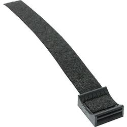 Foto van Hebotec hebotec klittenband sokkel om te bundelen, met fitting, om te schroeven haak- en lusdeel (b x h) 7.5 mm x 150 mm zwart 1 stuk(s)