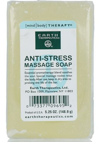 Foto van Earth therapeutics antistress massagezeep 150gr