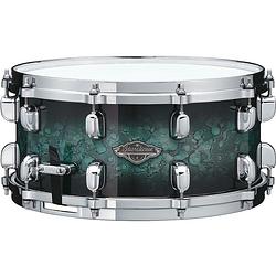 Foto van Tama starclassic performer molten steel blue burst snaredrum 14 x 6.5 inch