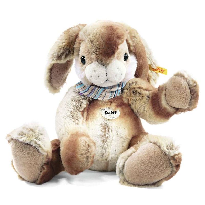 Foto van Steiff knuffel bungelend konijn hoppi, beige/bruin