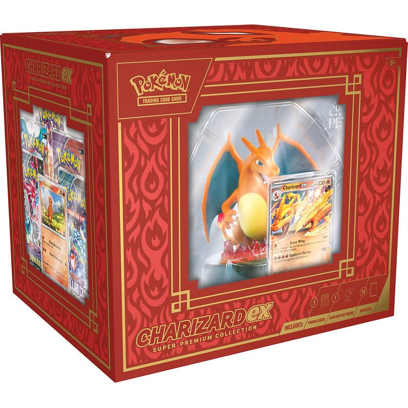 Foto van Pokémon tcg charizard ex super premium collection