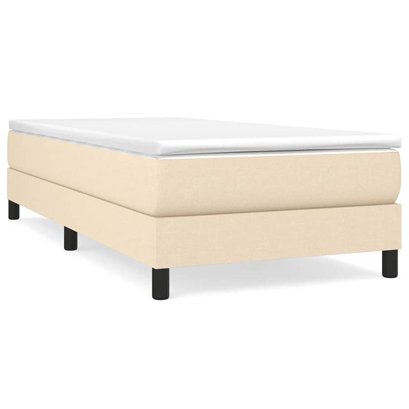 Foto van The living store boxspringbed - comfort sleep - bed - afmeting- 193 x 90 x 25 cm - ken- duurzaam materiaal