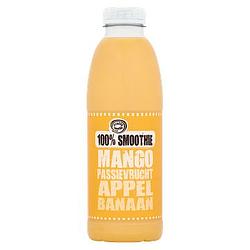 Foto van Fruity smoothie 100% smoothie mango passievrucht appel banaan 750ml bij jumbo