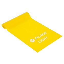 Foto van Pure2improve weerstandsband xl licht 200 x 15 cm latex geel