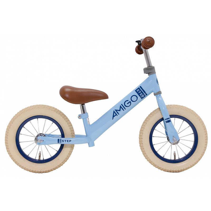 Foto van Amigo loopfiets met 2 wielen step 12 inch junior blauw