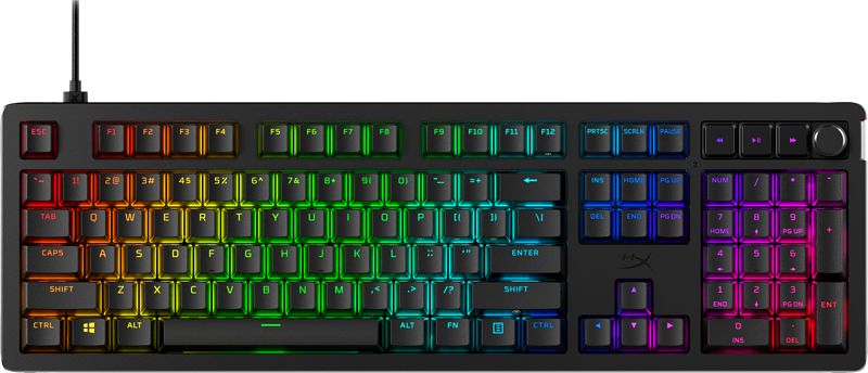 Foto van Hyperx alloy rise mechanisch gaming toetsenbord qwerty