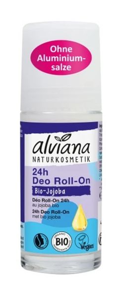 Foto van Alviana 24h deo roll-on bio-jojoba