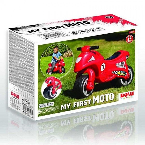 Foto van Loopfiguur my first motor rood