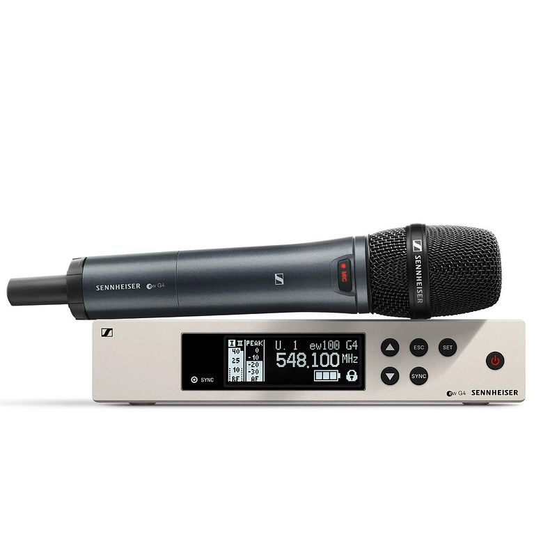 Foto van Sennheiser ew 100 g4-945-s-a1 handheld draadloos (470 - 516 mhz)