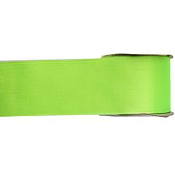 Foto van 1x hobby/decoratie lime groene satijnen sierlinten 2,5 cm/25 mm x 25 meter - cadeaulinten