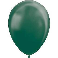 Foto van Wefiesta ballonnen metallic 30 cm latex donkergroen 10 stuks