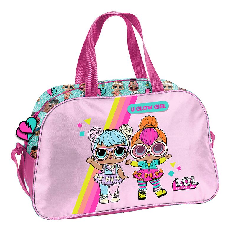 Foto van Lol surprise! schoudertas, u glow girl - 40 x 25 x 16 cm - polyester