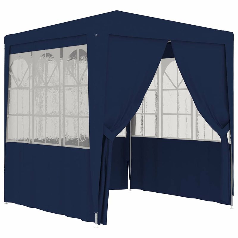 Foto van Vidaxl partytent met zijwanden professioneel 90 g/m² 2,5x2,5 m blauw