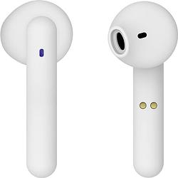 Foto van Vivanco urban pair in ear oordopjes bluetooth wit noise cancelling headset, volumeregeling, magnetisch, touchbesturing