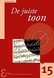 Foto van De juiste toon - jan van de craats - paperback (9789050410793)