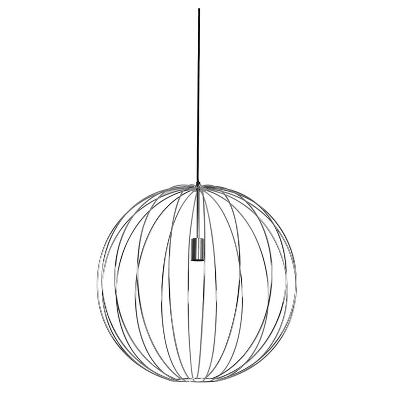 Foto van Light & living - hanglamp suden - 60x60x61 - zilver