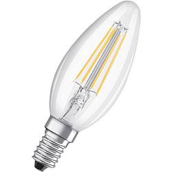 Foto van Osram 4058075819313 led-lamp energielabel e (a - g) e14 kaars 4 w warmwit (ø x l) 35.0 mm x 100.0 mm 3 stuk(s)