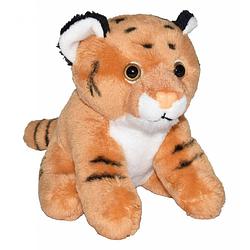Foto van Wild republic knuffel tijger junior 13 cm pluche lichtbruin