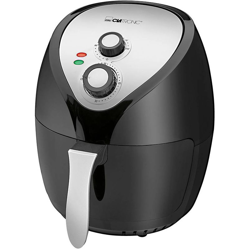 Foto van Clatronic fr 3699 airfryer 1400 w met handmatige temperatuursinstelling zwart