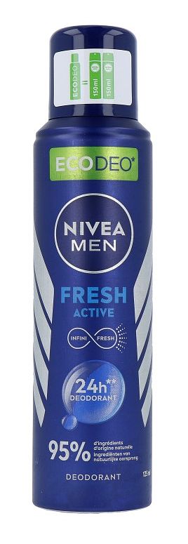 Foto van Nivea men fresh active deodorant spray