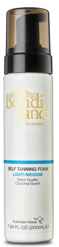 Foto van Bondi sands self tanning foam light/medium coconut