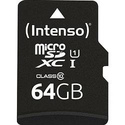 Foto van Intenso 64gb microsdxc performance microsd-kaart 64 gb class 10 uhs-i waterdicht
