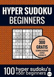 Foto van Hyper sudoku - nr. 15 - sudoku makkelijk - puzzelboek met 100 makkelijke puzzels voor volwassenen en ouderen - sudoku puzzelboeken - paperback