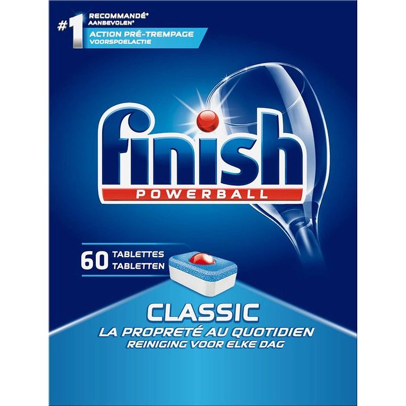 Foto van Finish classic regular vaatwastabletten - 60 stuks