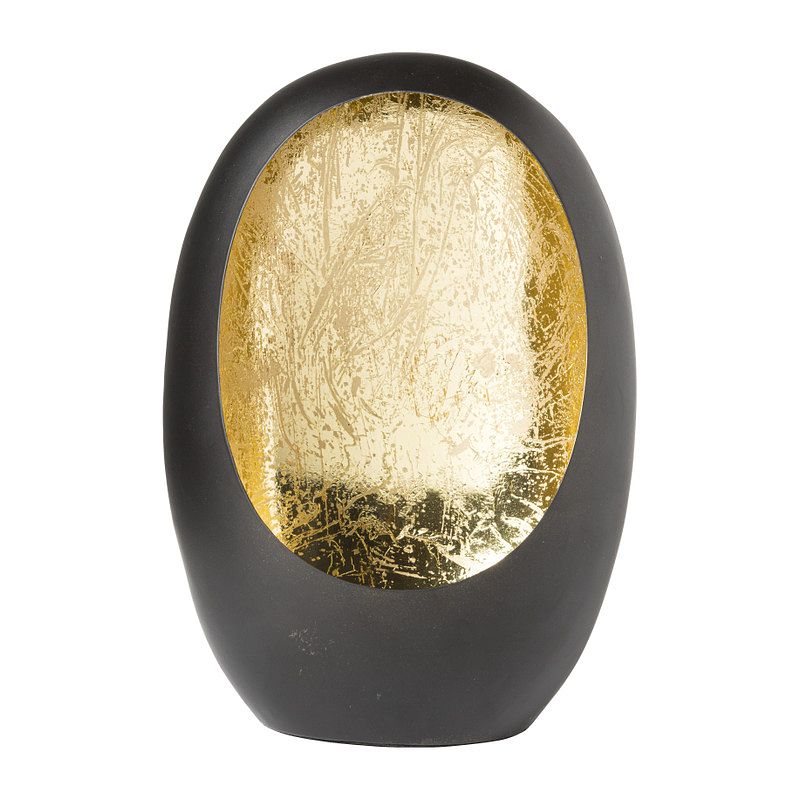 Foto van Theelichthouder egg - middel - 18x9x24 cm