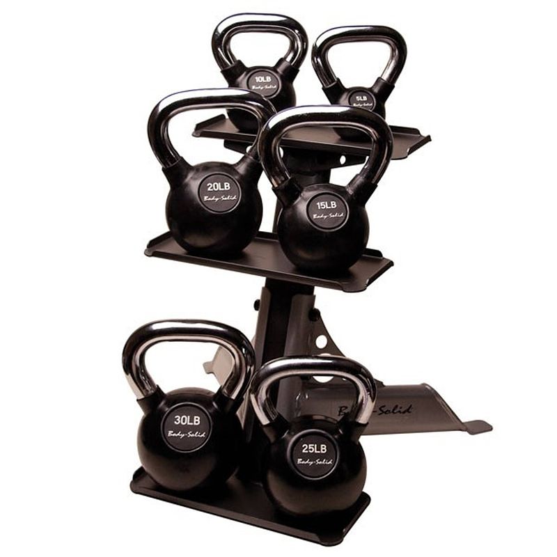 Foto van Body-solid 3-pair kettlebell rack