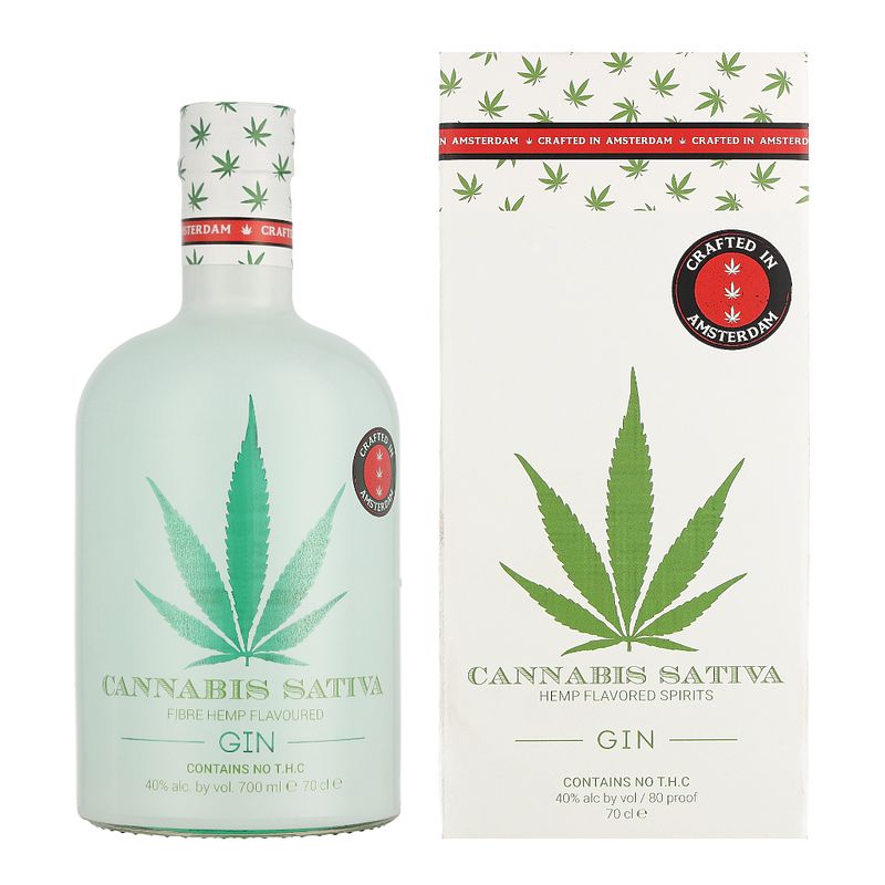Foto van Cannabis sativa gin 70cl + giftbox