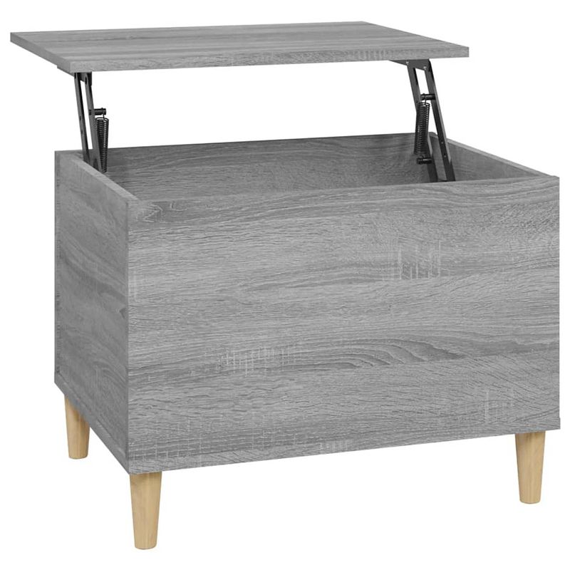 Foto van The living store salontafel lift-top grijs sonoma eiken 60x44.5x45cm