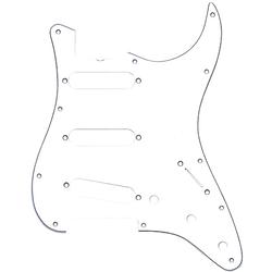 Foto van Fender 11-hole '60s vintage stratocaster s-s-s pickguard white slagplaat voor fender stratocaster