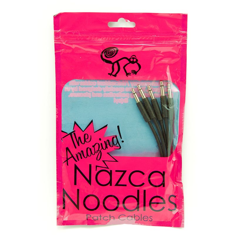 Foto van Cre8audio nazca noodles black 15 cm patchkabels