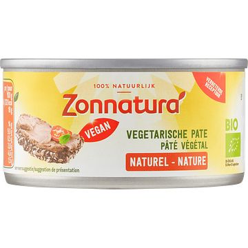 Foto van 2e halve prijs | zonnatura vegetarische pate naturel 125g aanbieding bij jumbo