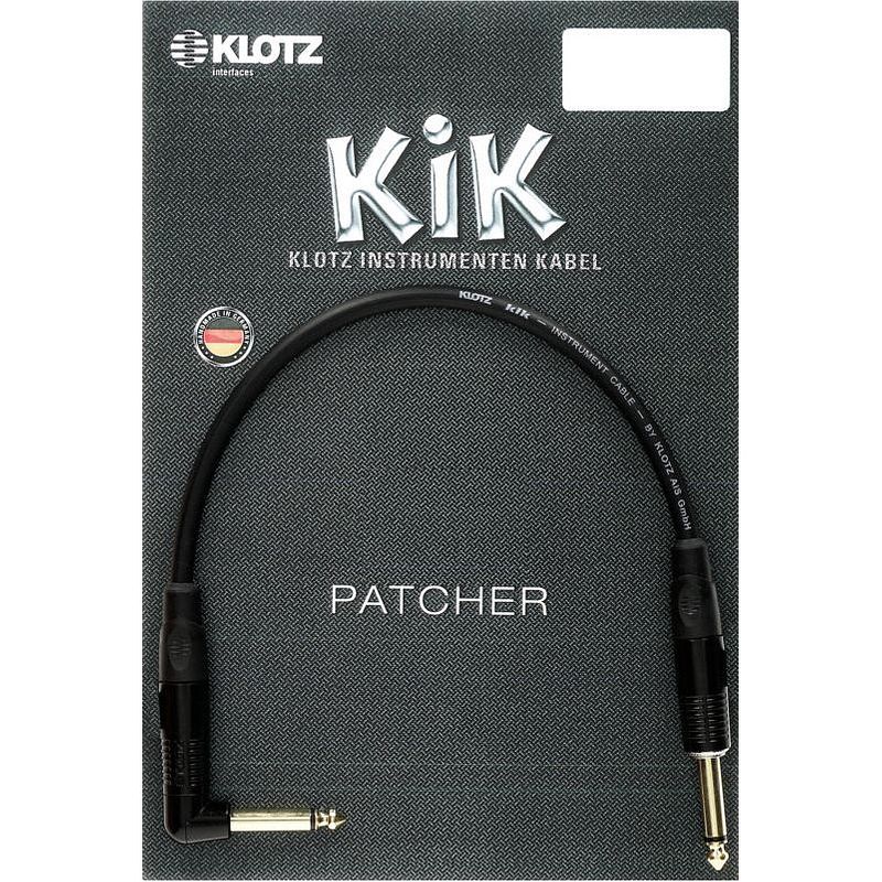 Foto van Klotz kikpk020pr patchkabel ongebalanceerd 20 cm haaks-recht